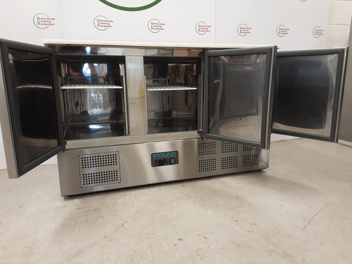 Polar G-Series Three Door Saladette Counter Fridge, Model- G607 (NCE6533)