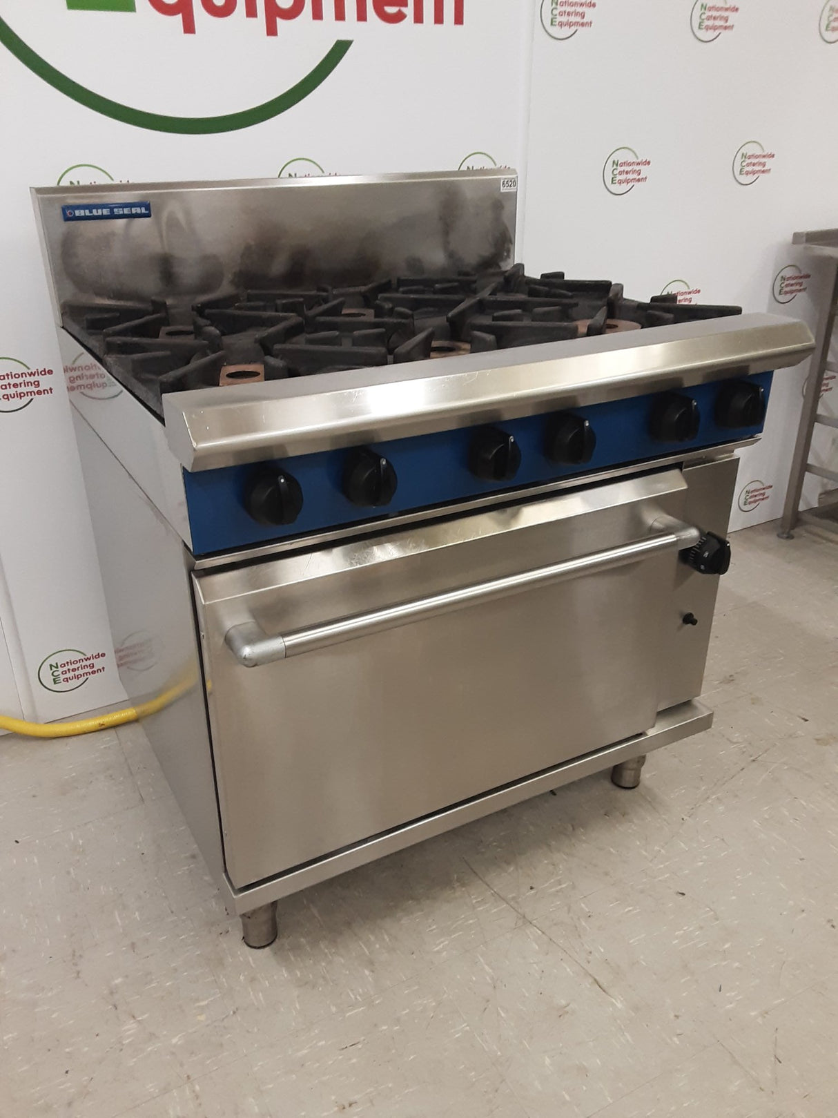Blueseal Six Burner Stove & Oven, Natural Gas, Model- G506 (NCE6520)