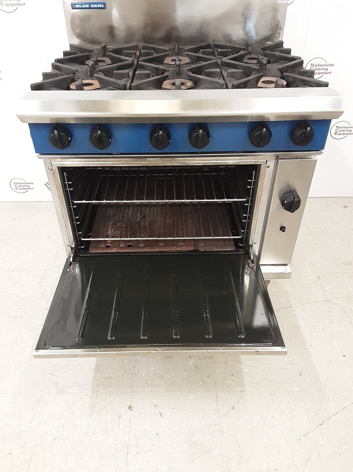 Blueseal Six Burner Stove & Oven, Natural Gas, Model- G506 (NCE6520)
