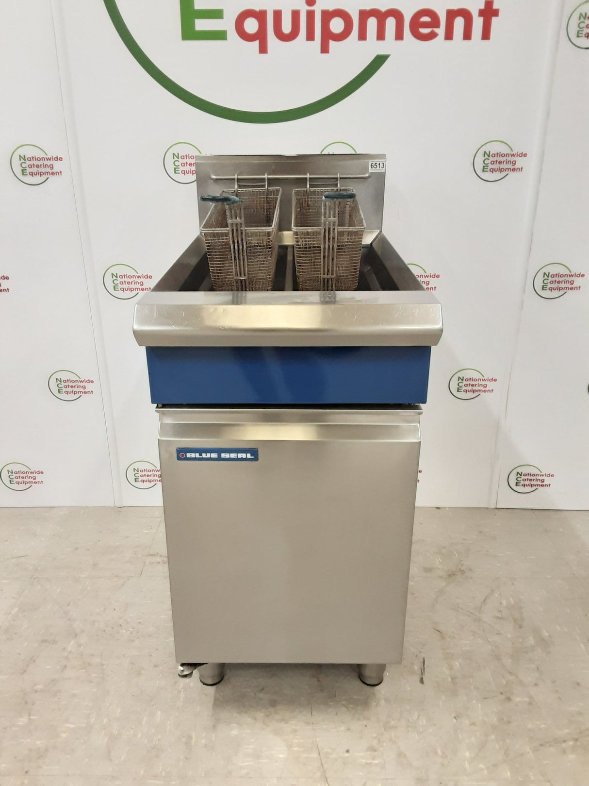 Blueseal Twin Tank Natural Gas Fryer, Model- GT46 (NCE6513)
