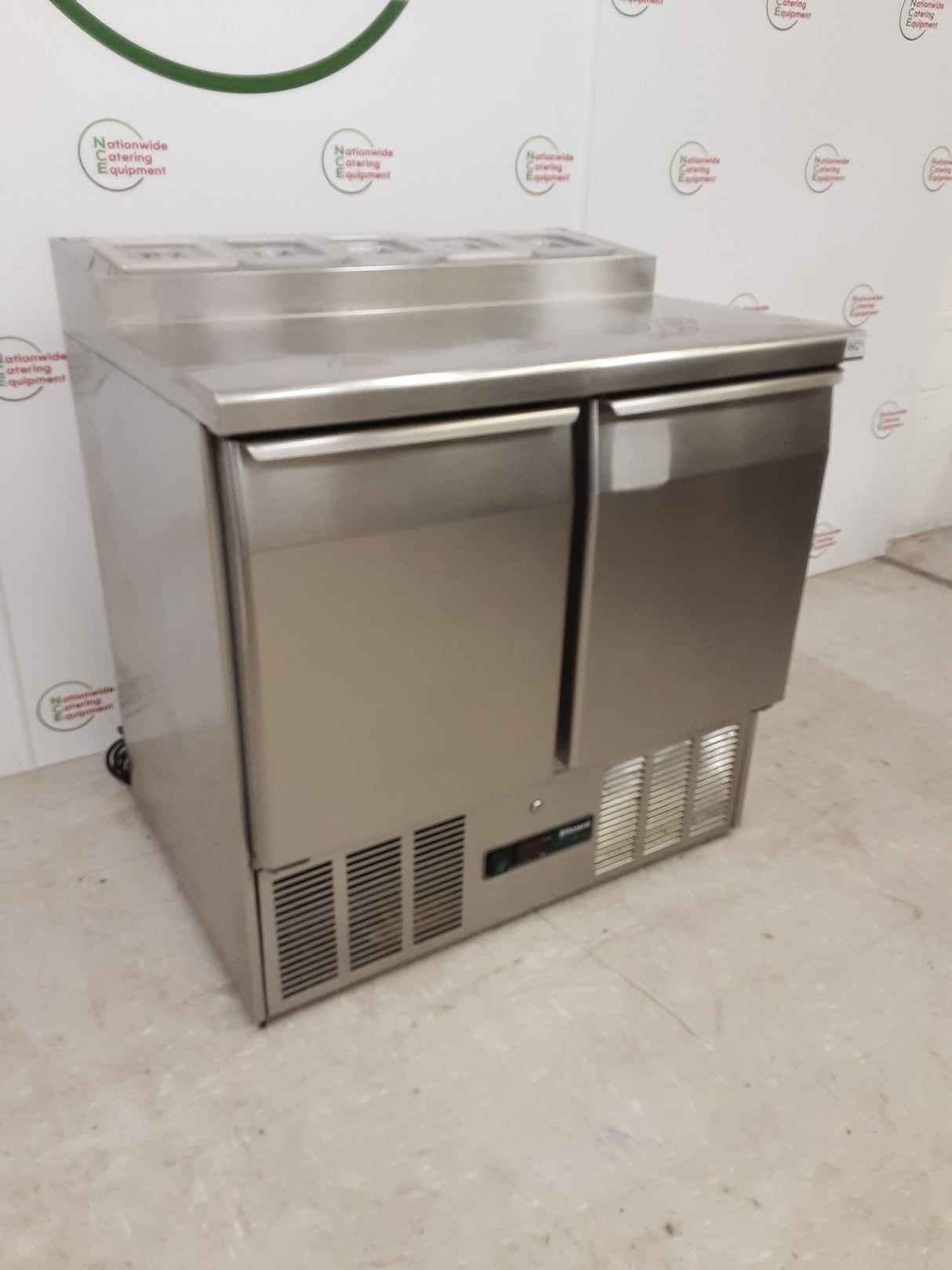 Blizzard Two Door Counter Fridge With Toppings Opening, Model- BCC2EN-ECO (NCE6621)