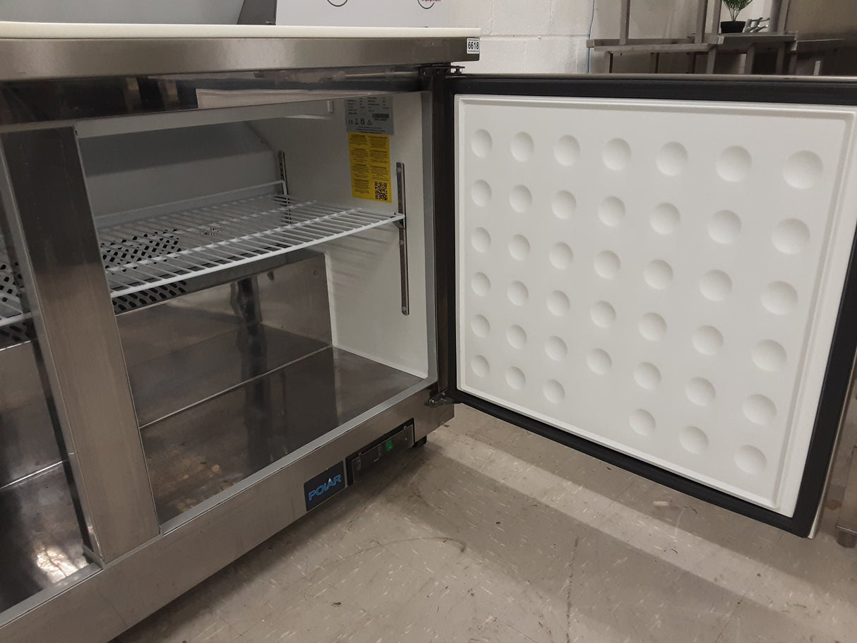 Polar U-Series Double Door Prep Counter Fridge, Model- GD883 (NCE6618)