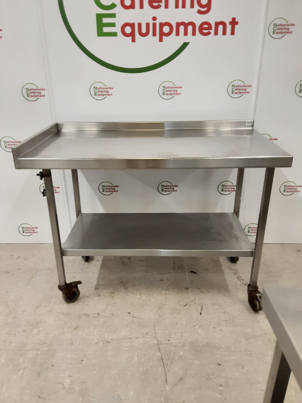 Stainless Steel Table On Wheels (NCE6648)