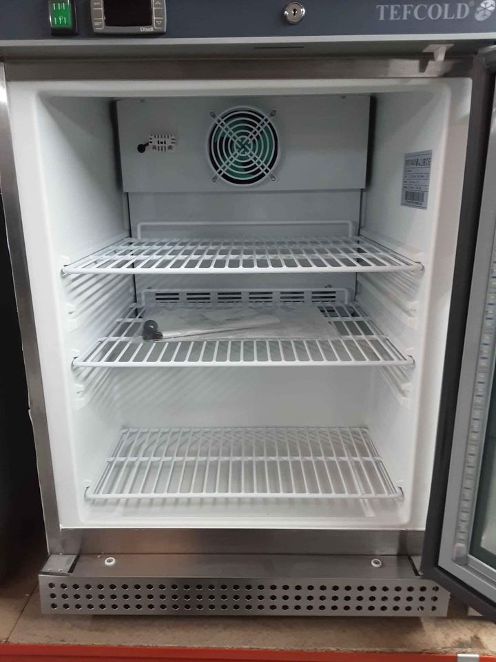 Tefcold Undercounter Display/Glass Door Freezer, NEW, Model- UF200VSG