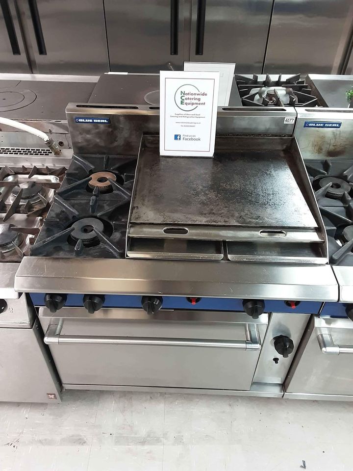 Blueseal Two Burner Stove, Griddle and Oven - Natural Gas