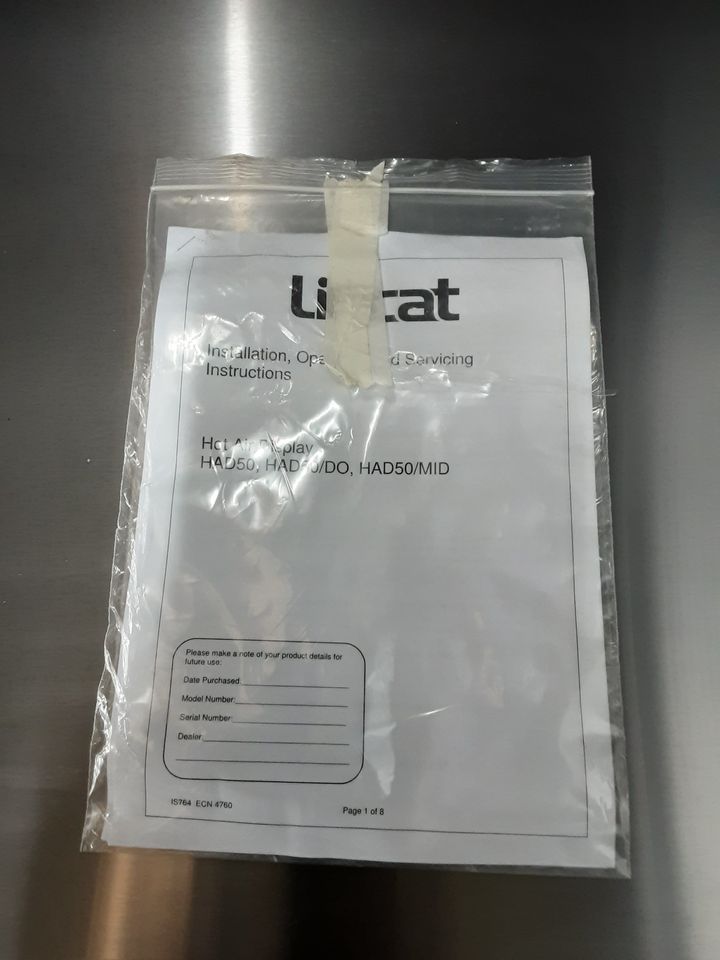 Lincat 'Ex-Demo' Hot Food / Pizza Display, Model-HAD50/DO (NCE1708)