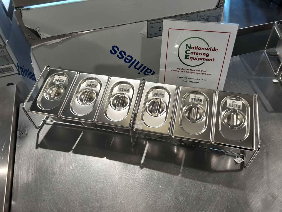 Ambient Gastronorm Ingredient Rack, Including Gastro Pots & Lids (NCE3850)