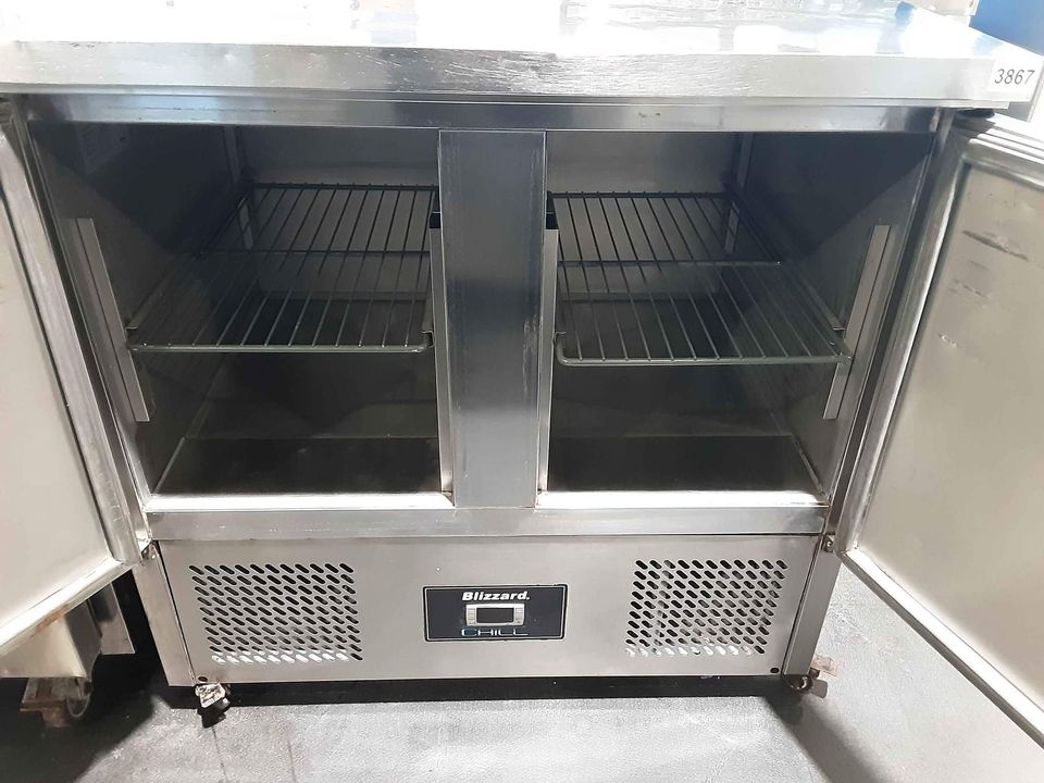 Blizzard Two Door Counter Fridge