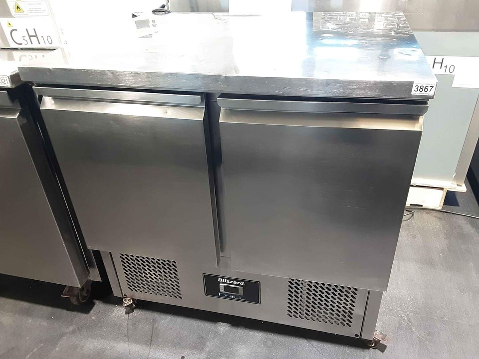 Blizzard Two Door Counter Fridge