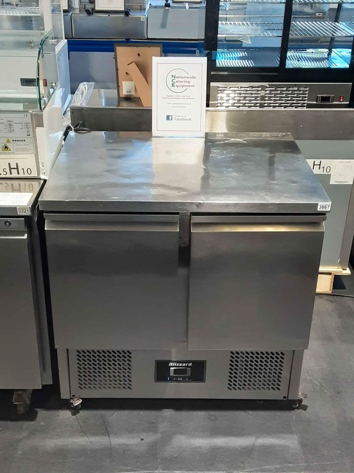 Blizzard Two Door Counter Fridge