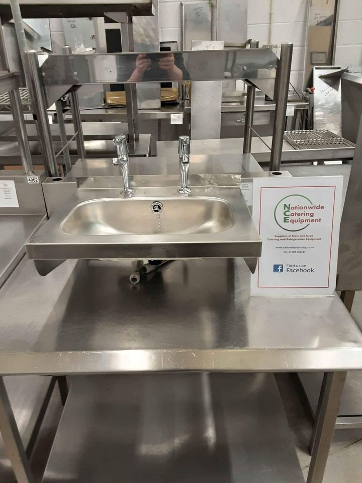 Stainless Steel Handwash Basin - New Taps (NCE3336)