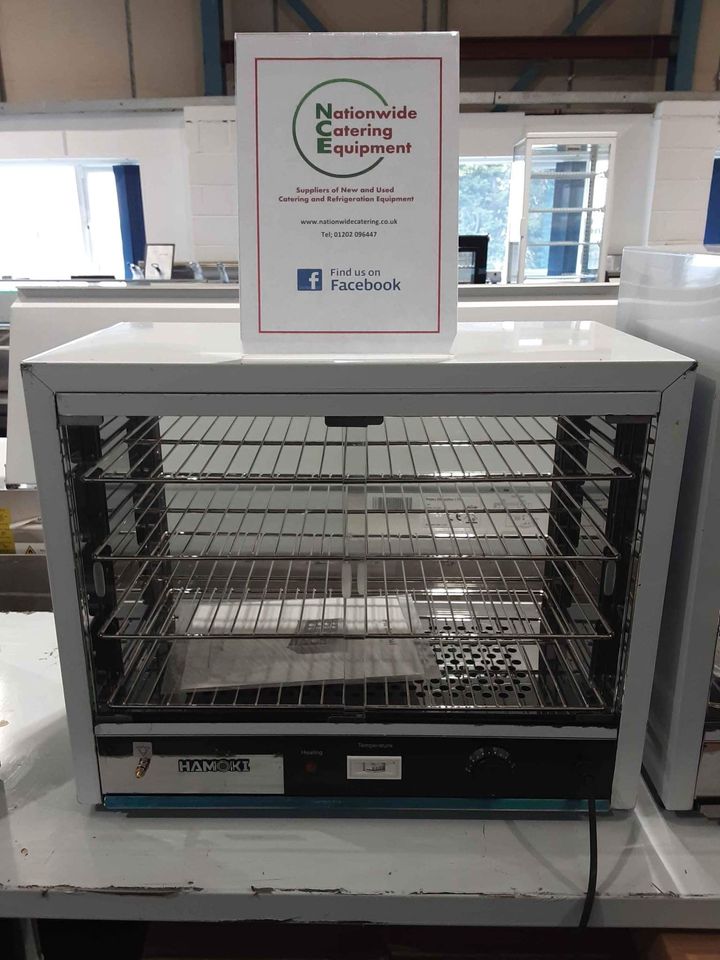 Hamoki Tabletop Pie Cabinet / Food Warmer, 4 Shelves, 13amp, Model- FW580 (NCE4097)