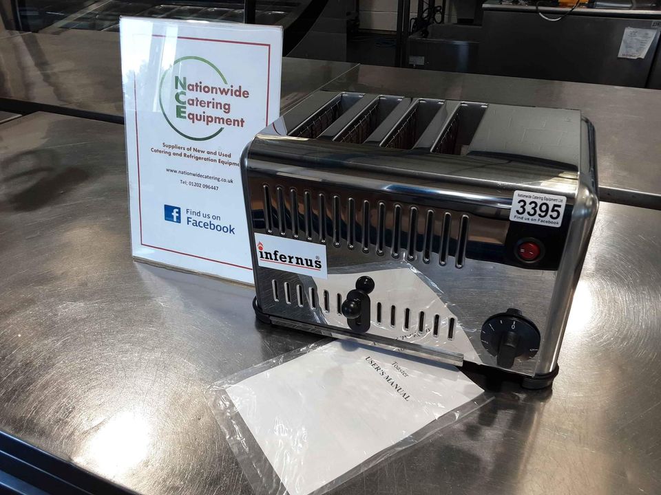 Infernus 4 Slice Toaster, ON SALE, Model- INF-HET4 (NCE3395)