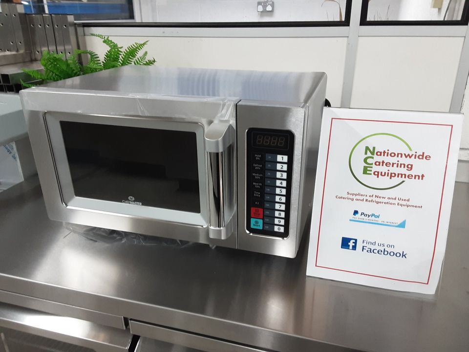 Chefmaster 1000W Programmable Microwave, Model- HEB082., Free Delivery (NCE2692)