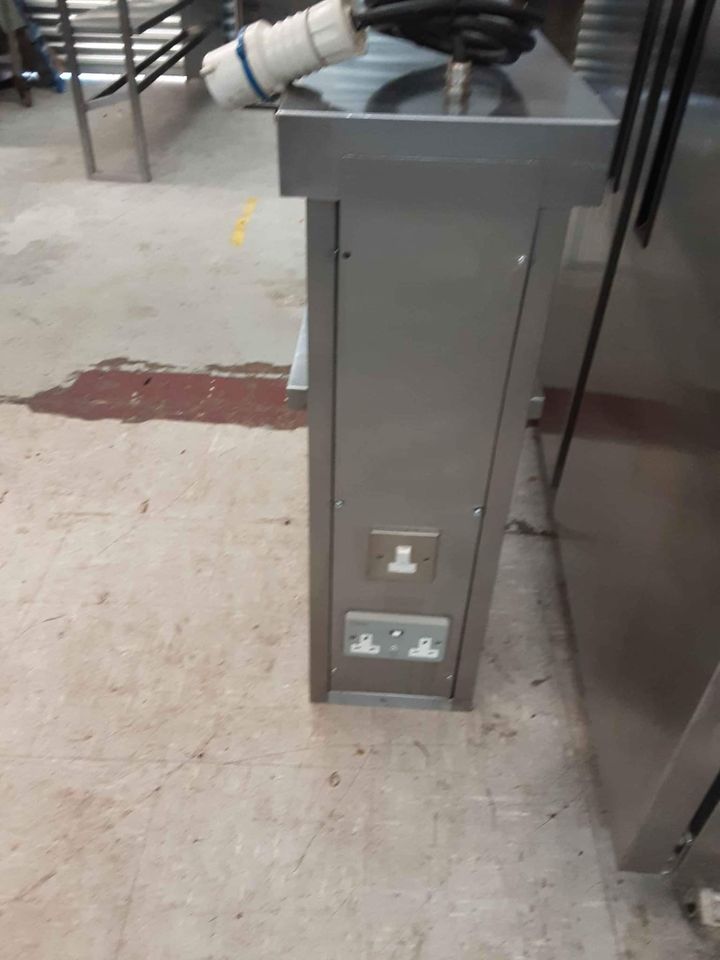 Stainless Steel Two Tier Gantry (One Tier Heated/One Tier Ambient Gastro Storage) 180cm