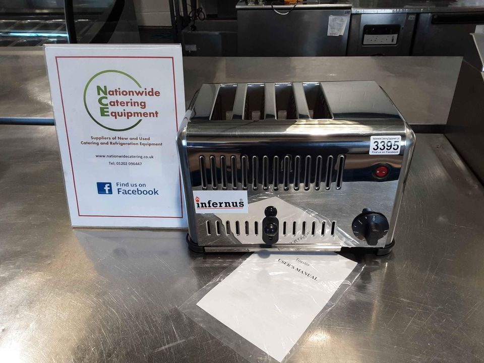 Infernus 4 Slice Toaster, ON SALE, Model- INF-HET4 (NCE3395)