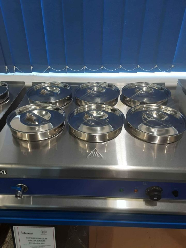 Hamoki Six Round Pot Tabletop Electric Wet Bain Marie With Tap, Model- BM6X4 (NCE4371)