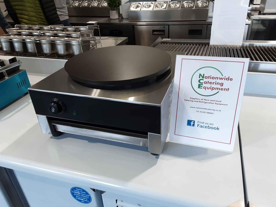 Hamoki Single Tabletop Crepe Maker, 13amp, Model- CM-1 (NCE4329)