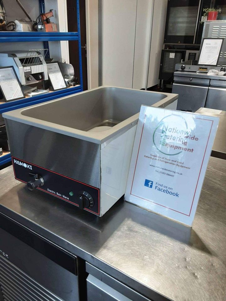 Hamoki 13amp Electric Tabletop Wet Bain Marie With Tap (NCE4440)