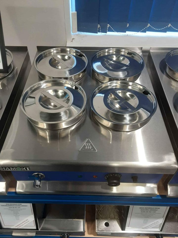 Hamoki Four Round pot Tabletop Electric Bain Marie, Model- BM4X4 (NCE4370)