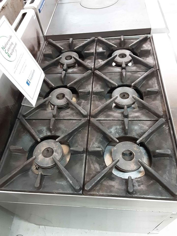 Blueseal Natural Gas Six Burner Stove & Oven (4448)
