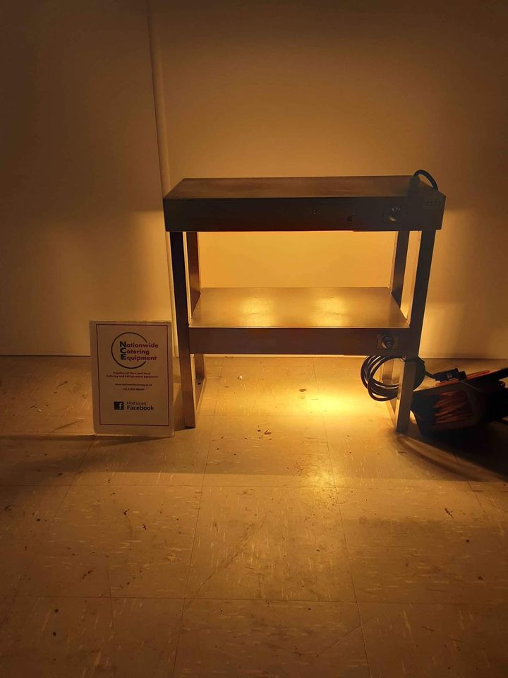 Stainless Steel Two Tier Heated Gantry, 60cm (NCE4522)