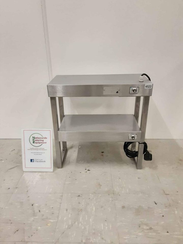 Stainless Steel Two Tier Heated Gantry, 60cm (NCE4522)