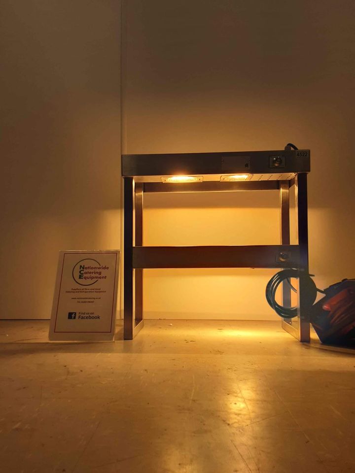 Stainless Steel Two Tier Heated Gantry, 60cm (NCE4522)