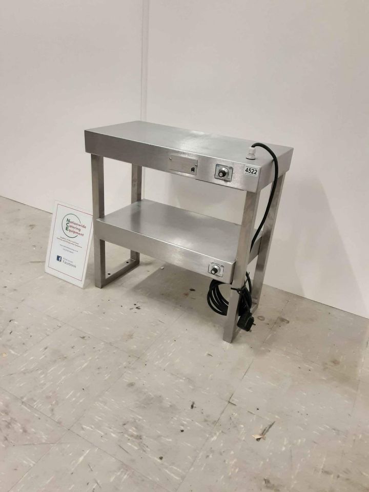 Stainless Steel Two Tier Heated Gantry, 60cm (NCE4522)