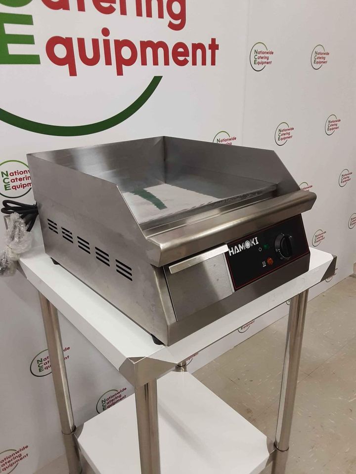 Hamoki Electric Countertop Chrome Plated Griddle, 40cm, 13amp, Model- GR-400 (NCE4510)