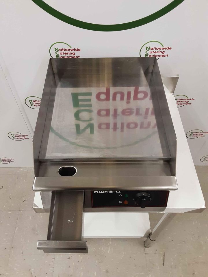 Hamoki Electric Countertop Chrome Plated Griddle, 40cm, 13amp, Model- GR-400 (NCE4510)