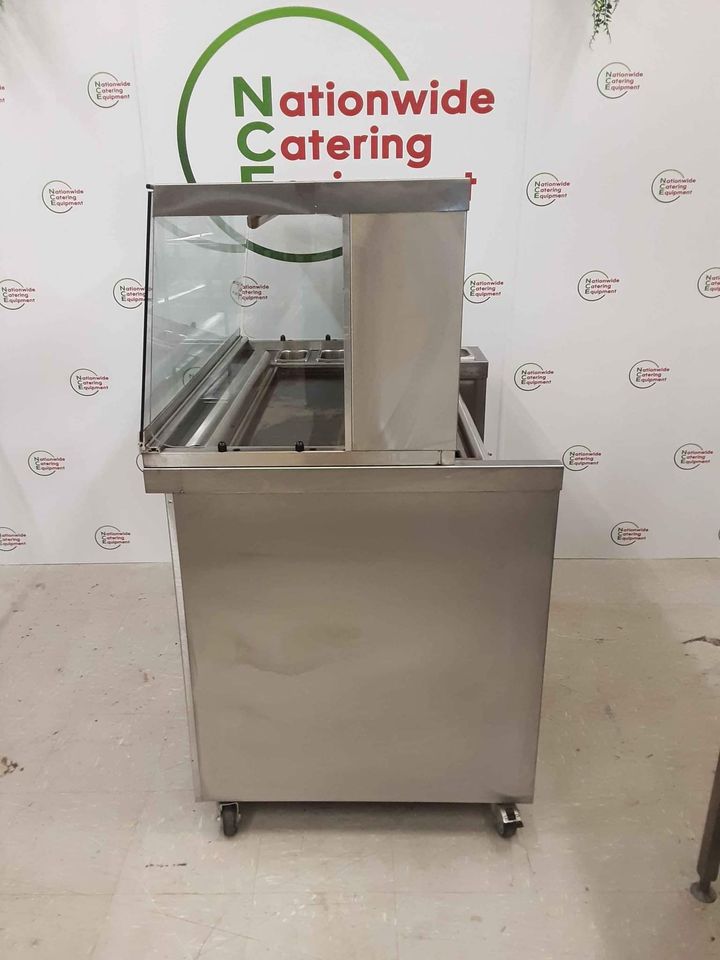 Mobile Stainless Steel Cooking Station with 13amp Electric Griddle (NCE4545)