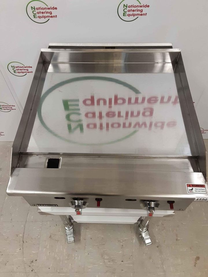 Hamoki Natural Gas Chrome Top 60cm Tabletop Griddle, Model- EGG-24SX-P (NCE4596)