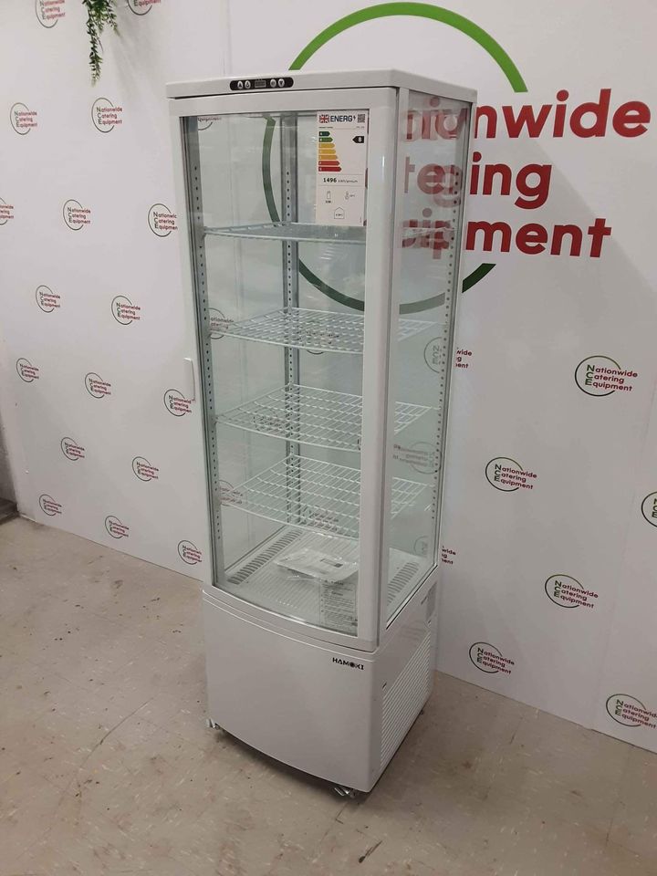 Hamoki Floorstanding Display Fridge - White, 238L, Model- IMT-238L (NCE4613)