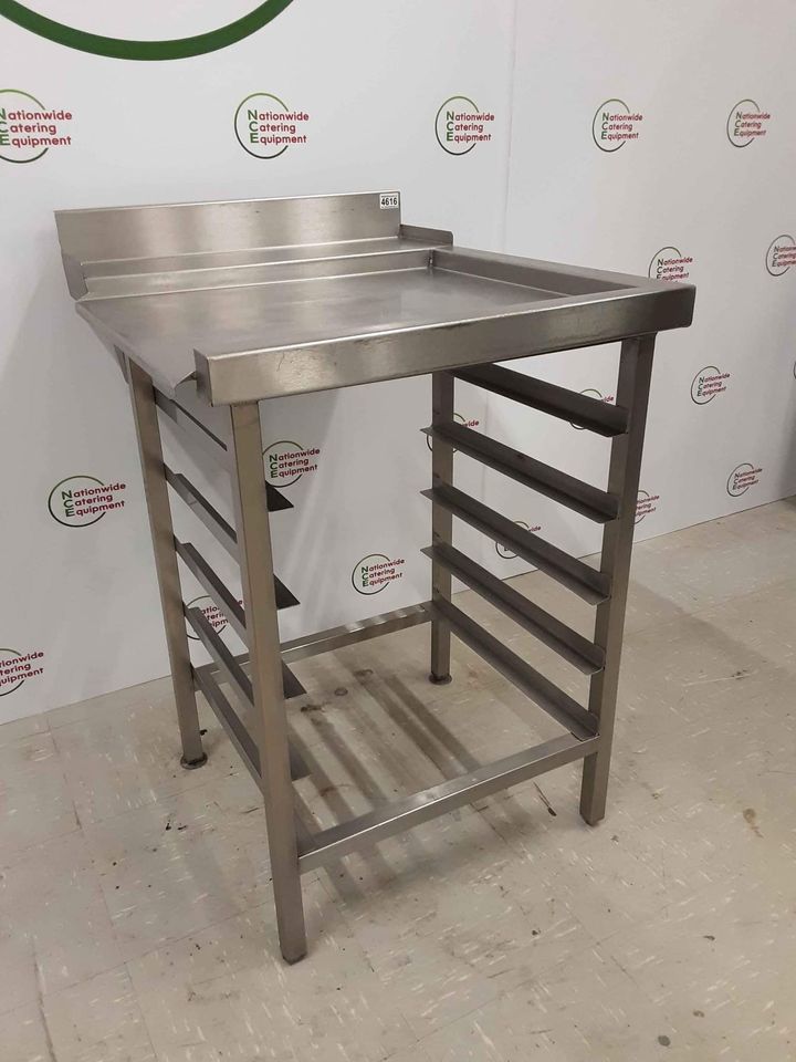 Stainless Steel Single Dishwasher Exit Table (NCE4616)