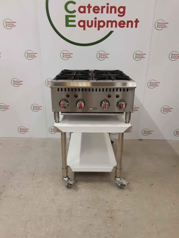 Hamoki Tabletop Four Burner Stove, Natural Gas, Model- GHP-4L (NCE4651)