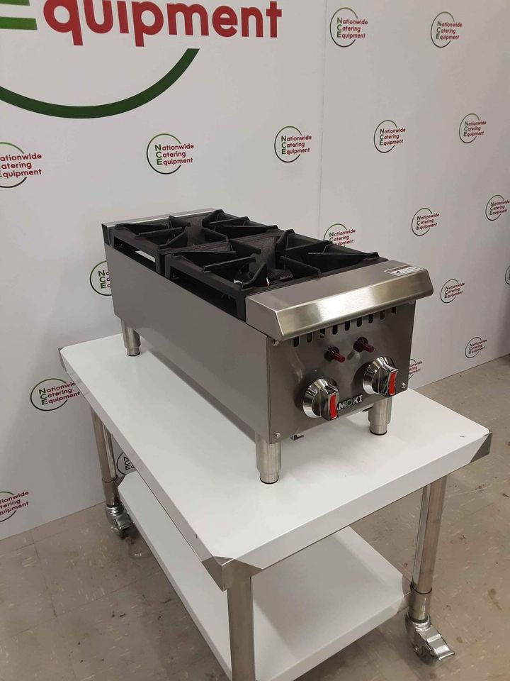 Hamoki Tabletop Two Burner Stove, Natural Gas, Model-GHP-2L (NCE4650)