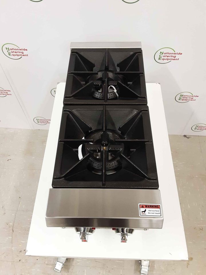 Hamoki Tabletop Two Burner Stove, Natural Gas, Model-GHP-2L (NCE4650)