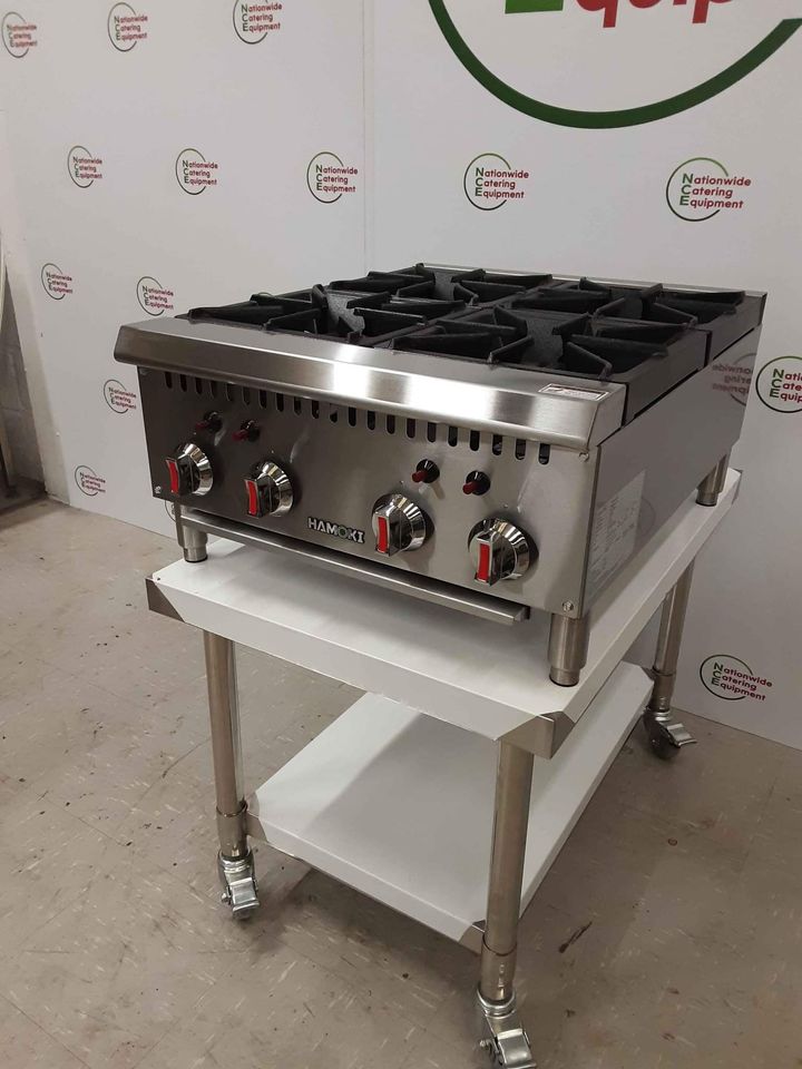 Hamoki Tabletop Four Burner Stove, Natural Gas, Model- GHP-4L (NCE4651)