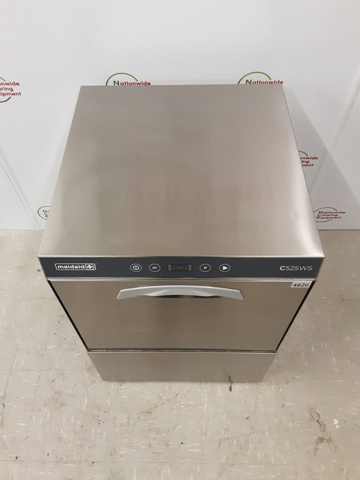 Maidaid Undercounter Dishwasher, 2022 Manufactured, In-built Softener & Pumps, 13amp (NCE4820)