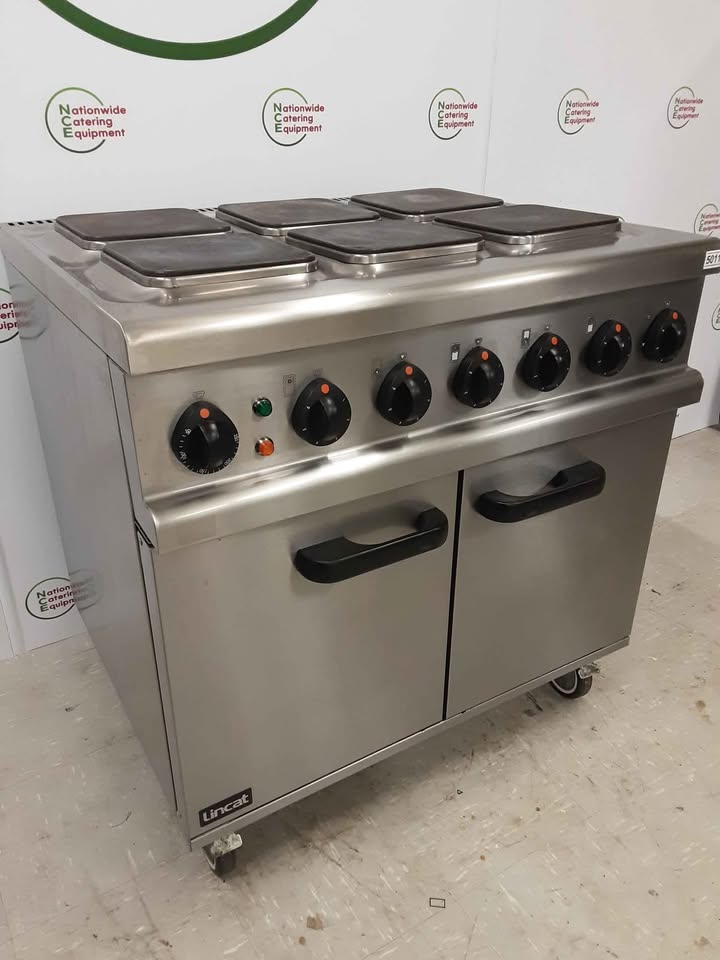 Lincat Opus Six Burner & Oven Electric Stove - 3 phase (NCE5011)