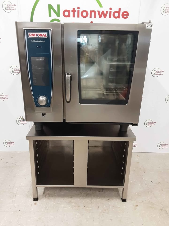 Rational 2018 Six Grid SCC Three Phase Electric Combi Oven On Stand (NCE5014)