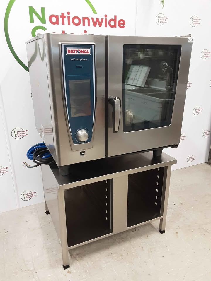 Rational 2018 Six Grid SCC Three Phase Electric Combi Oven On Stand (NCE5014)