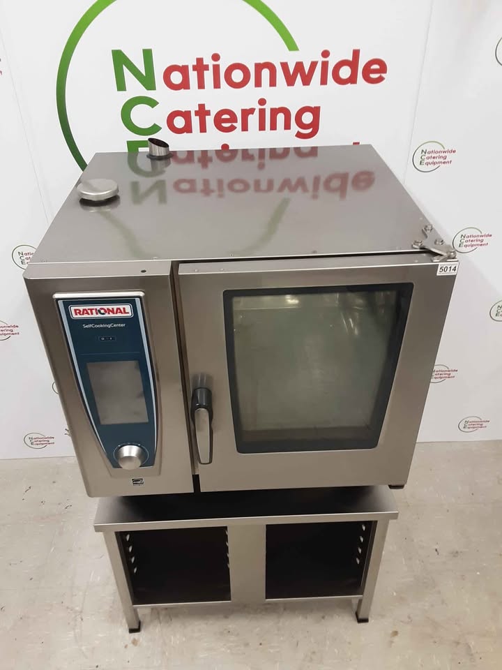 Rational 2018 Six Grid SCC Three Phase Electric Combi Oven On Stand (NCE5014)