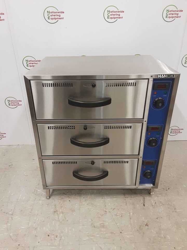 Hamoki Three Food Warming Drawer Unit (NCE5166)