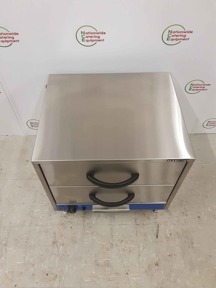 Hamoki Two Drawer Food Warming Unit - Wet Heat (NCE5167)