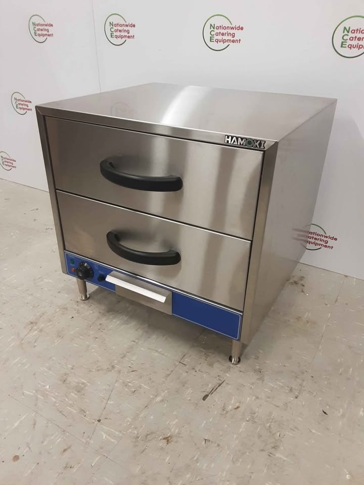 Hamoki Two Drawer Food Warming Unit - Wet Heat (NCE5167)