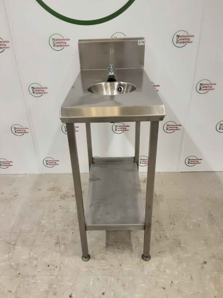 Stainless Steel Filler Table / Wash Hand Basin Unit, 40x81cm (NCE5176)