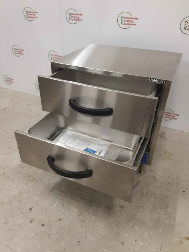 Hamoki Two Drawer Food Warming Unit - Wet Heat (NCE5167)