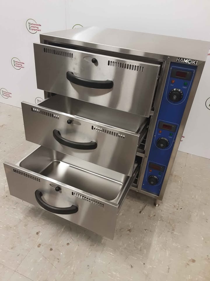 Hamoki Three Food Warming Drawer Unit (NCE5166)